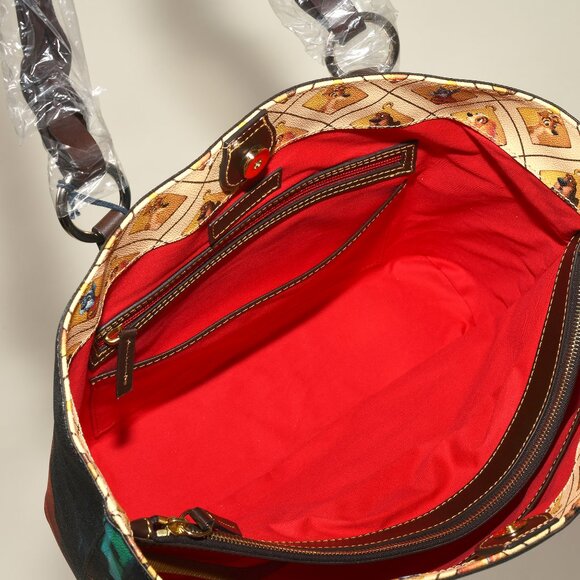 Disney Lady and the Tramp Dooney & Bourke Lady Tammy Tote Bag NWT - Picture 5 of 7